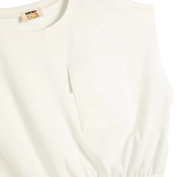 Tricou pentru fete Koton 4SKG10259AK 146 - 152 cm / Beige photo 3