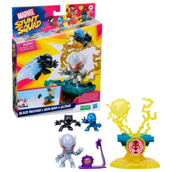 Figurină Hasbro Marvel MVL Stunt Squad Playset Villain Knockdown Ast 4+/ Multicolor photo 2 Figurină Hasbro Marvel MVL Stunt Squad Playset Villain Knockdown Ast 4+/ Multicolor photo 2