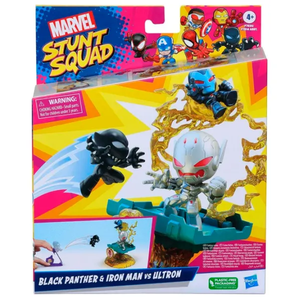 Figurină Hasbro Marvel MVL Stunt Squad Playset Villain Knockdown Ast 4+/ Multicolor photo 6 Figurină Hasbro Marvel MVL Stunt Squad Playset Villain Knockdown Ast 4+/ Multicolor photo 6