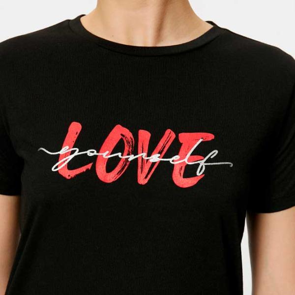 Tricou pentru femei Koton 4SAK50426EK 35% viscoză/ Black photo 6