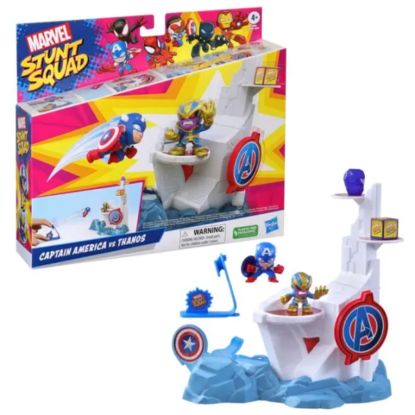 Figurină Hasbro Marvel MVL Stunt Squad Figure Smashin Heroes 4+/ Multicolor photo 3 Figurină Hasbro Marvel MVL Stunt Squad Figure Smashin Heroes 4+/ Multicolor photo 3