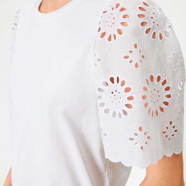 Tricou pentru femei Koton 4SAL10136IK 100% bumbac/ White photo 5