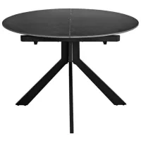 Masă de bucătărie extensibilă DecoPrim Pina 1100(400)*760 Ceramică/ Dark Gray photo 3