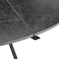 Masă de bucătărie extensibilă DecoPrim Pina 1100(400)*760 Ceramică/ Dark Gray photo 5