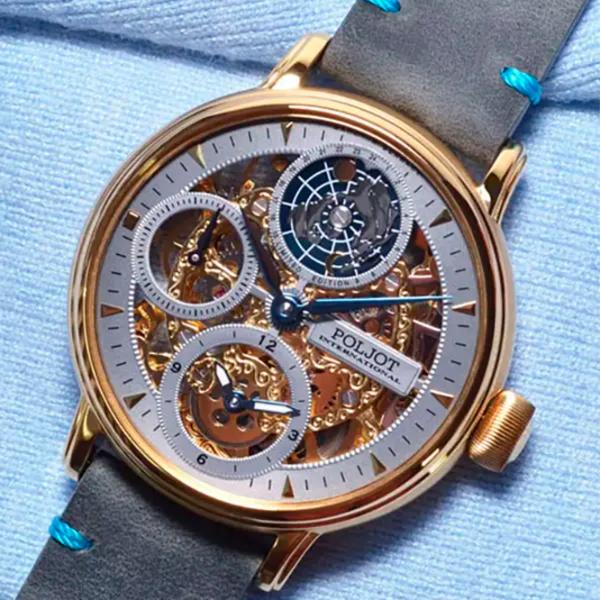 Ceas de mână pentru bărbați Poljot International 9730.2940653 Mecanic/ 43 mm photo 2 Ceas de mână pentru bărbați Poljot International 9730.2940653 Mecanic/ 43 mm photo 2