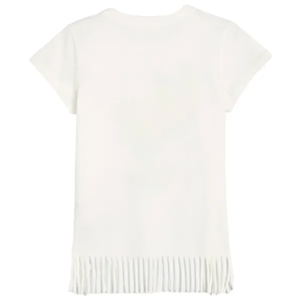 Tricou pentru fete Koton 4SKG10222AK 146 - 152 cm / Beige photo 3 Tricou pentru fete Koton 4SKG10222AK 146 - 152 cm / Beige photo 3