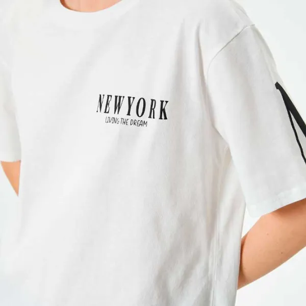 Tricou pentru femei Koton 4SAL10920IK 100% bumbac/ White photo 5