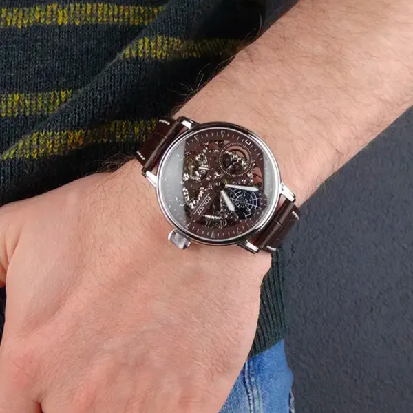 Ceas de mână pentru bărbați Poljot International 9730.2940554 Mecanic/ 43 mm photo 5