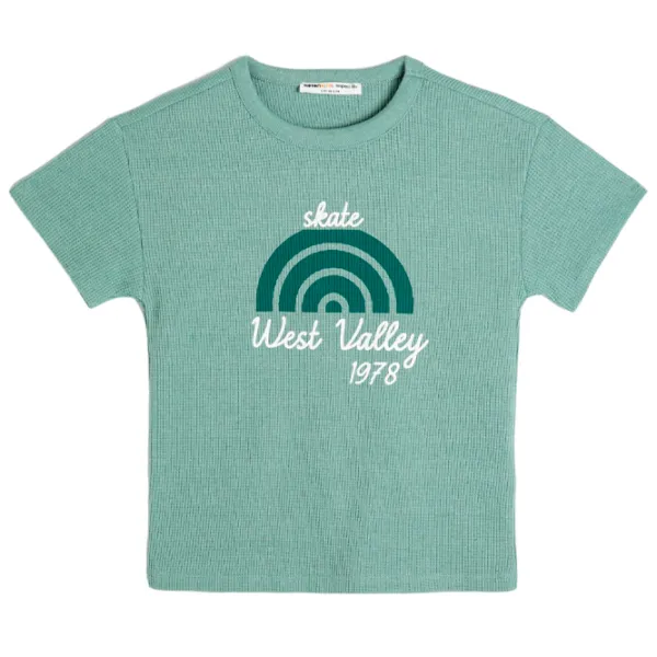 Tricou pentru băieți Koton 4SKB10601TK 122/ Green photo 2