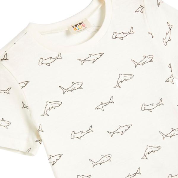 Футболка для мальчиков Koton 4SKB10308TK 128 / Экрю photo 3