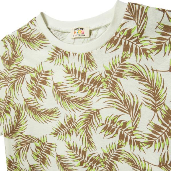 Tricou pentru băieți Koton 4SKB10133TK 122/ Beige photo 3