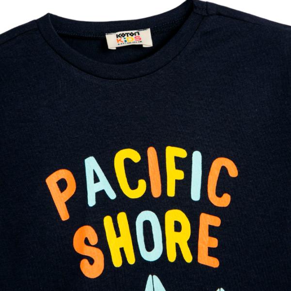 Tricou pentru băieți Koton 4SKB10135TK 116/ Navy photo 3