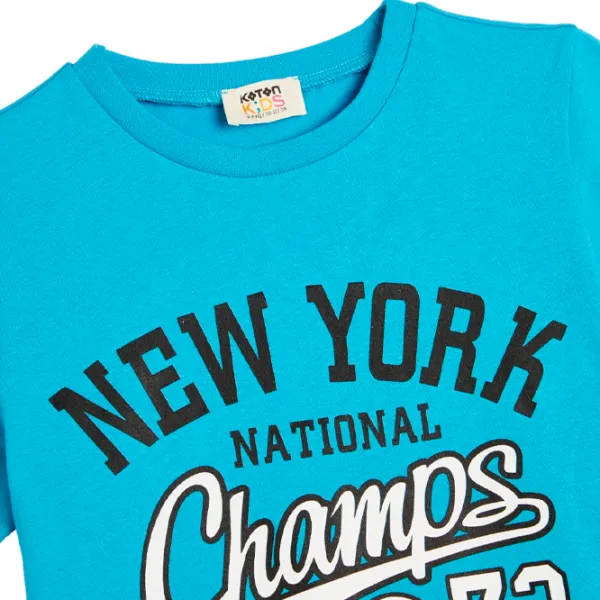 Футболка для мальчиков Koton 4SKB10163TK 152 / Синий photo 3 Футболка для мальчиков Koton 4SKB10163TK 152 / Синий photo 3