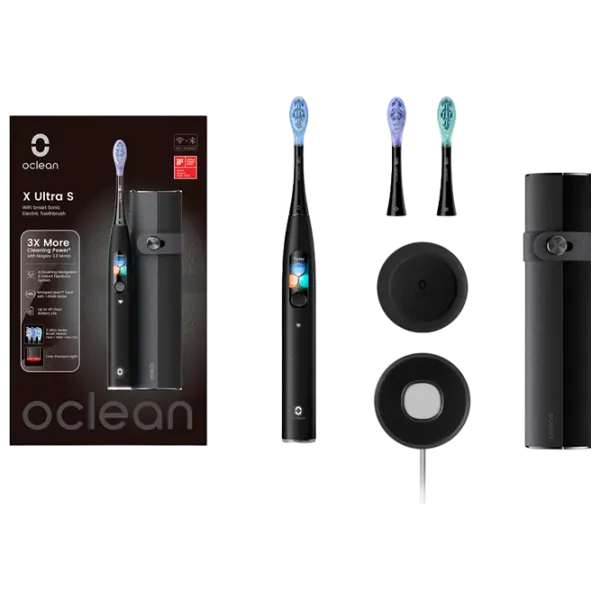 Periuță de dinți electrică Oclean X Ultra Set 3D/ Black photo 4