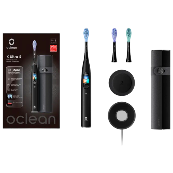 Periuță de dinți electrică Oclean X Ultra Set 3D/ Black photo 4