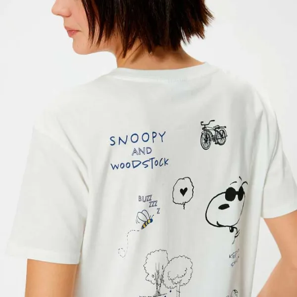 Tricou pentru femei Koton 4SAL10027IK 100% bumbac/ White photo 2