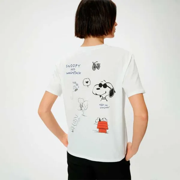 Tricou pentru femei Koton 4SAL10027IK 100% bumbac/ White photo 4