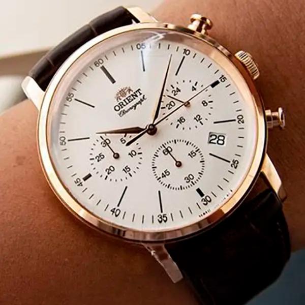 Наручные часы для мужчин Orient RA-KV0403S10B Кварцевый/ 42 мм photo 5 Наручные часы для мужчин Orient RA-KV0403S10B Кварцевый/ 42 мм photo 5