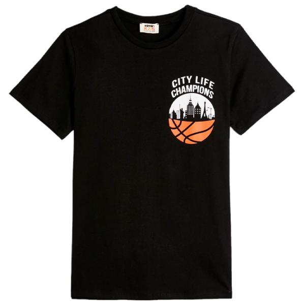 Tricou pentru băieți Koton 4SKB10464TK 122/ Black photo 2