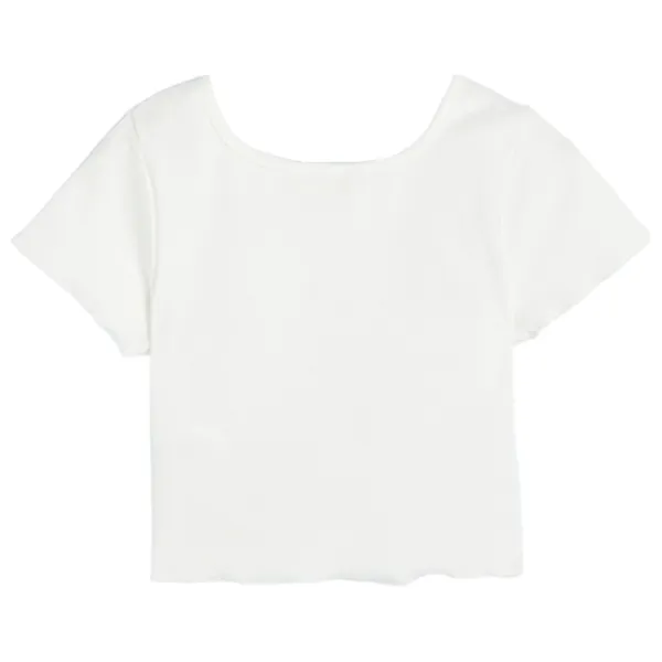 Tricou pentru fete Koton 4SKG10168AK 110 - 116 cm / White photo 2