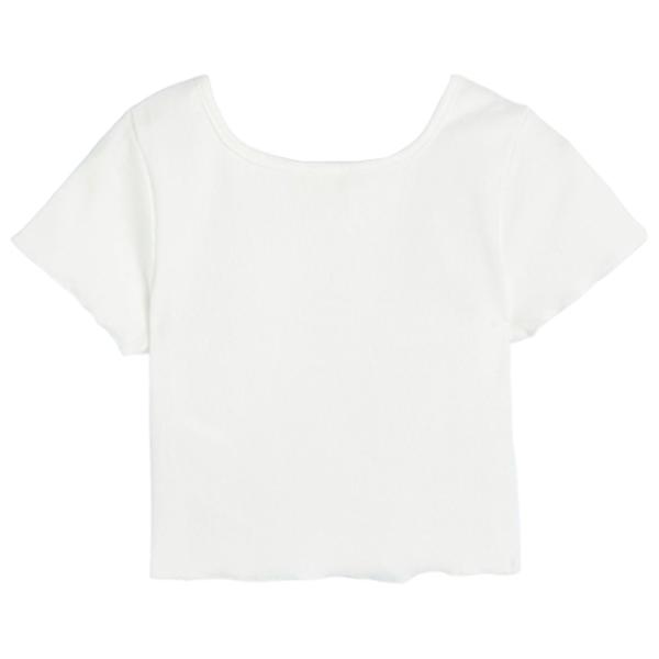 Tricou pentru fete Koton 4SKG10168AK 110 - 116 cm / White photo 2