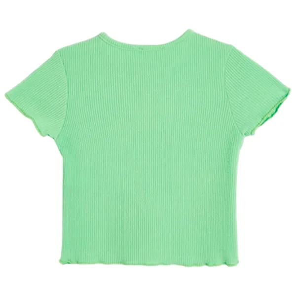 Tricou pentru fete Koton 4SKG10217AK 110 - 116 cm / Green photo 2 Tricou pentru fete Koton 4SKG10217AK 110 - 116 cm / Green photo 2
