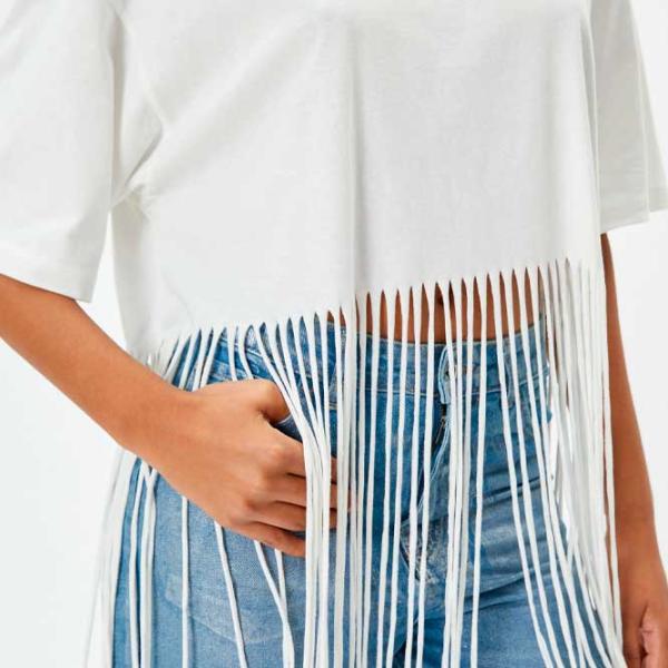 Футболка для женщин Koton 4SAL10083IK 100% хлопок/ Белый photo 5