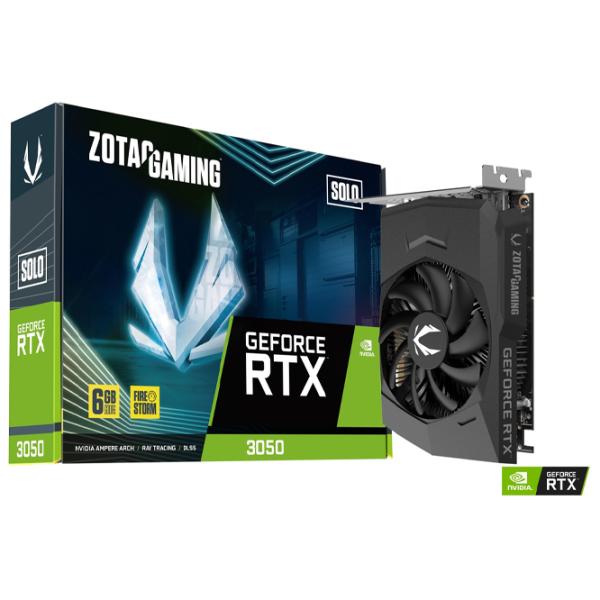 Placă video Zotac GeForce RTX 3050 GAMING Solo PCI Express x8 4.0 / 6 GB photo 6