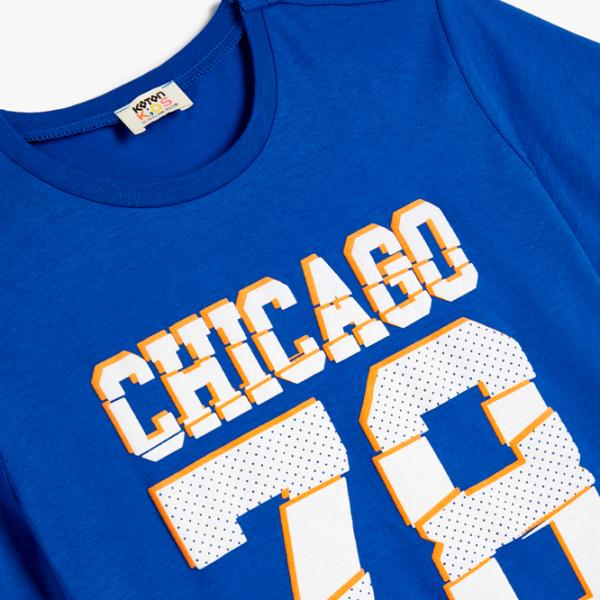 Tricou pentru băieți Koton 4SKB10070TK 140 / Blue photo 3