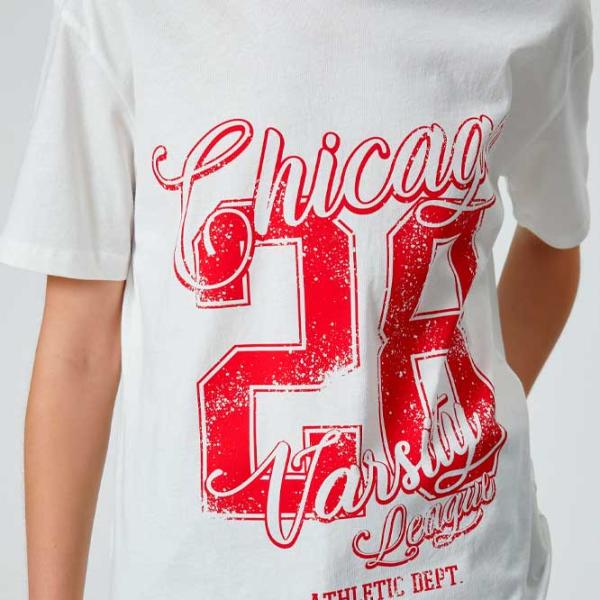 Tricou pentru femei Koton 4SAL10649IK 100% bumbac/ White photo 5