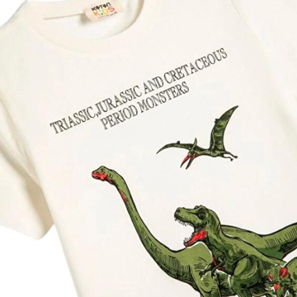 Футболка для мальчиков Koton 4SKB10038TK 116/ Экрю photo 2