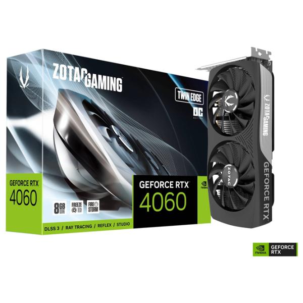 Placă video Zotac GeForce RTX 4060 Twin Edge OC PCI Express x8 4.0 / 8 GB photo 5 Placă video Zotac GeForce RTX 4060 Twin Edge OC PCI Express x8 4.0 / 8 GB photo 5