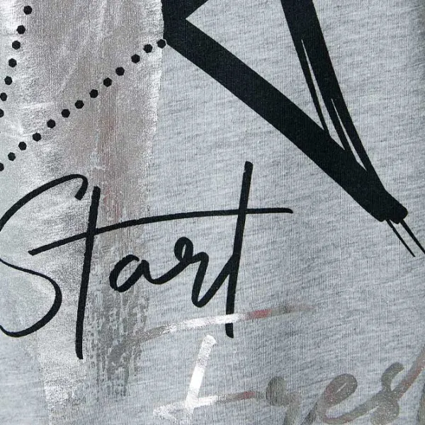 Tricou pentru femei Koton 4SAK50167EK 100% bumbac/ Gray photo 5