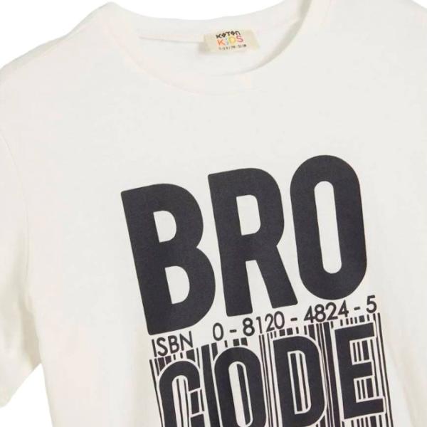 Tricou pentru băieți Koton 4SKB10066TK 152 / White photo 3