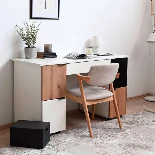 Masă de birou Fabrik Home Стол письменый Матео PAL/ White photo 2