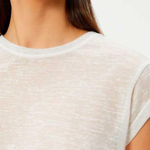 Tricou pentru femei Koton 4SAK50020EK 100% bumbac/ White photo 5