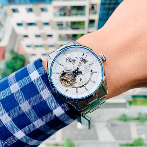 Ceas de mână pentru bărbați Orient RE-AV0113S00B Mecanic/ 41 mm photo 8
