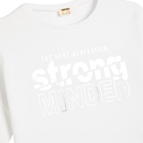 Tricou pentru fete Koton 4SKG10061AK 110 - 116 cm / White photo 3 Tricou pentru fete Koton 4SKG10061AK 110 - 116 cm / White photo 3