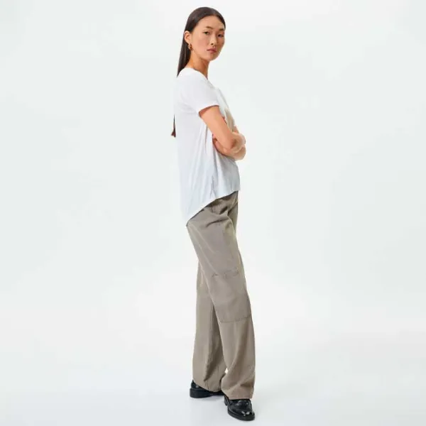 Tricou pentru femei Koton 4SAK50108EK 35% viscoză/ White photo 3