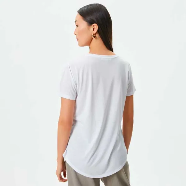 Tricou pentru femei Koton 4SAK50108EK 35% viscoză/ White photo 4