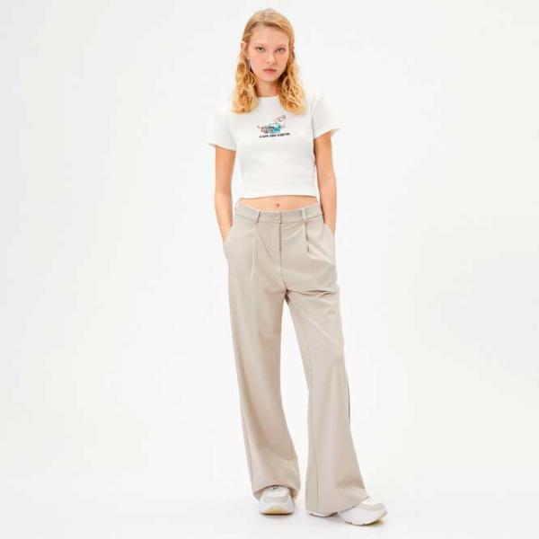 Tricou pentru femei Koton 4SAL10053IK 100% bumbac/ White photo 3