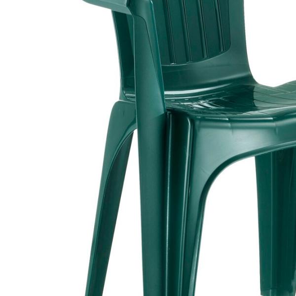 Scaun de grădină Idea 5661898 Plastic/ Plastic/ Green photo 3
