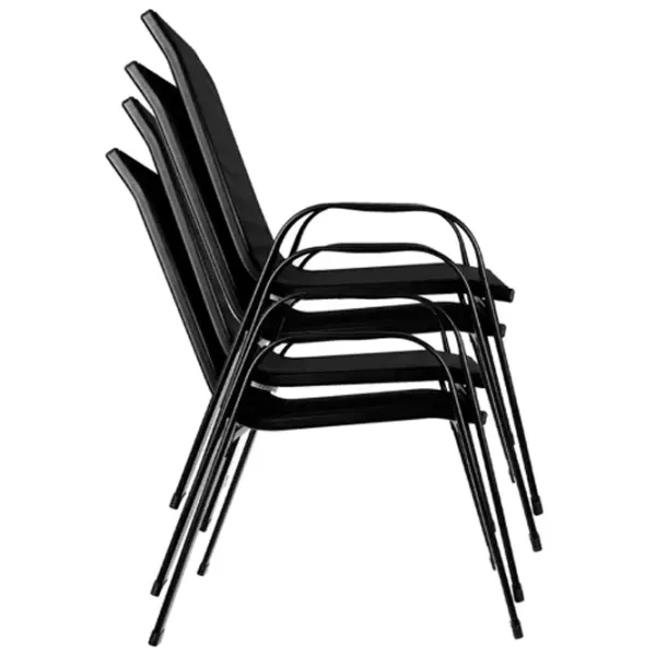 Scaun de grădină Gardlov 5710591 Oțel/ Black photo 6 Scaun de grădină Gardlov 5710591 Oțel/ Black photo 6