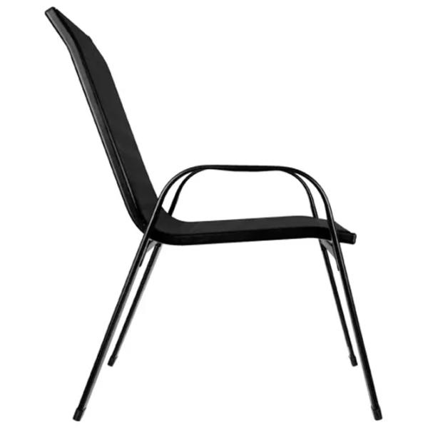 Scaun de grădină Gardlov 5710591 Oțel/ Black photo 7 Scaun de grădină Gardlov 5710591 Oțel/ Black photo 7