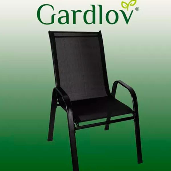 Scaun de grădină Gardlov 5710591 Oțel/ Black photo 9 Scaun de grădină Gardlov 5710591 Oțel/ Black photo 9