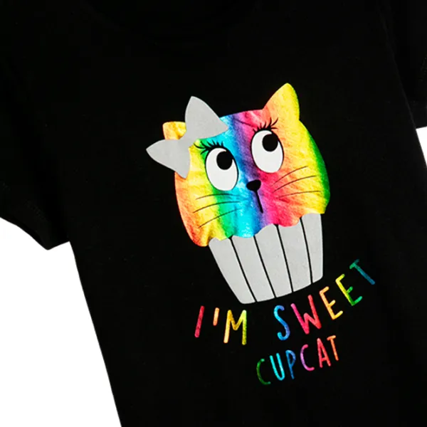 Tricou pentru fete Koton 4SKG10044AK 110 - 116 cm / Black photo 3 Tricou pentru fete Koton 4SKG10044AK 110 - 116 cm / Black photo 3