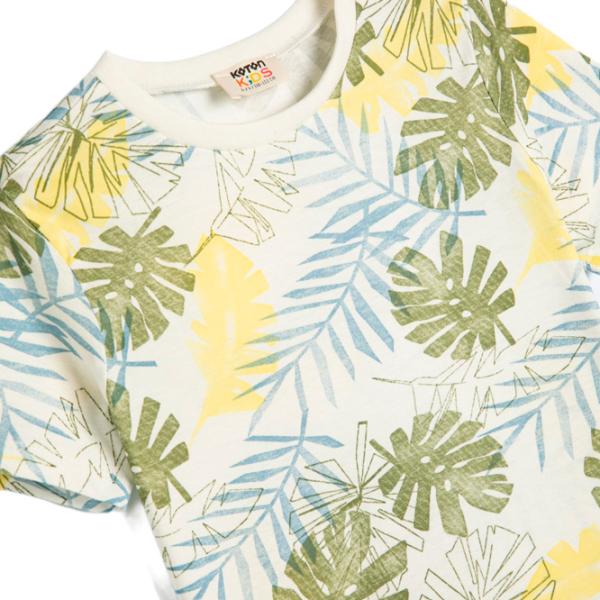 Tricou pentru băieți Koton 4SKB10307TK 110/ Ecru photo 3 Tricou pentru băieți Koton 4SKB10307TK 110/ Ecru photo 3