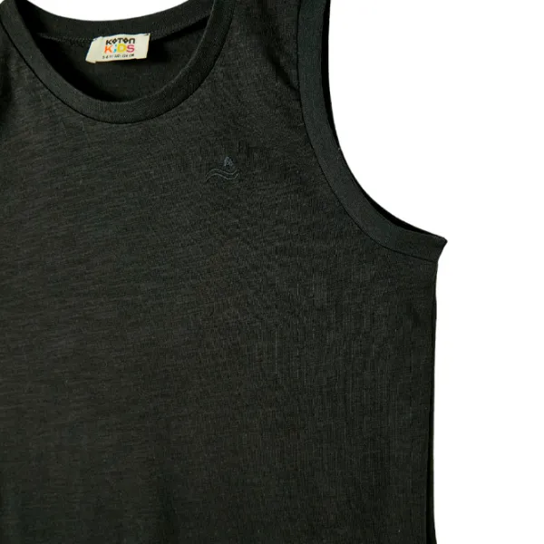 Tricou pentru băieți Koton 4SKB30001TK 128/ Anthracite photo 3 Tricou pentru băieți Koton 4SKB30001TK 128/ Anthracite photo 3