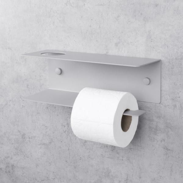 Suport hârtie igienică Daske Line Left Oțel inoxidabil photo 3