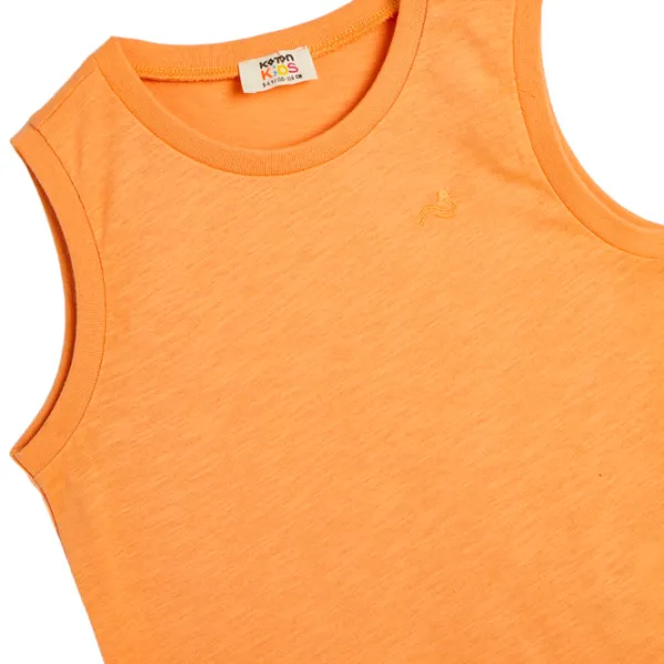 Tricou pentru băieți Koton 4SKB30001TK 128/ Orange photo 3